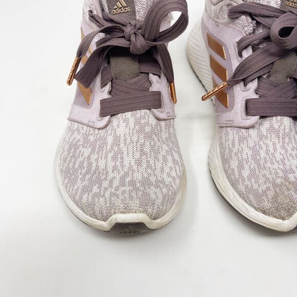 Adidas Womens 6 Light Purple Gold Edge Lux 3 Running Sneaker Shoes Clima EF8586 - Picture 6 of 13